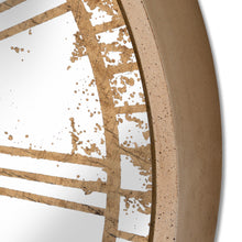 Load image into Gallery viewer, Mirrored Round Clock with Moving Mechanism