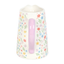Load image into Gallery viewer, Spring Floral Print Ceramic Flower Jug