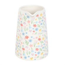 Load image into Gallery viewer, Spring Floral Print Ceramic Flower Jug