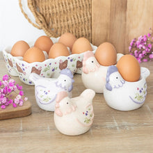 Load image into Gallery viewer, Set of 2 Hen Shaped Egg Cups