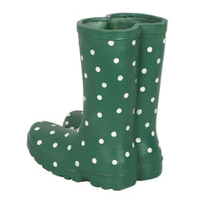 Load image into Gallery viewer, Dark Green Welly Boot Planter