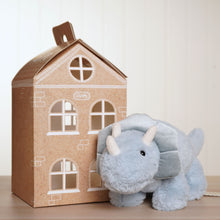Load image into Gallery viewer, Tyrone The Plush Blue Dinosaur 40 cm