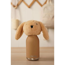 Load image into Gallery viewer, Oatey The Plush Bunny Light Brown Stainless Steel Water Bottle 23cm / 450ml