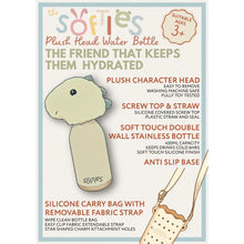 Load image into Gallery viewer, Willow The Plush Teddy Pink Stainless Steel Water Bottle 23cm / 450ml