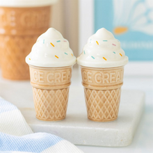 Load image into Gallery viewer, Ice Cream Cone Salt and Pepper Shakers