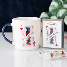 Load image into Gallery viewer, King of Our Hearts Mug and Playing Cards Set