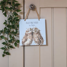 Load image into Gallery viewer, 'Owl You Need Is Love' Wooden Plaque