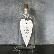 Load image into Gallery viewer, Strength & Courage - Porcelain Hanging Plaque