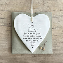 Load image into Gallery viewer, Those We Love Don't Go Away - Porcelain Hanging Plaque