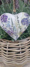 Load image into Gallery viewer, Lavender Heart Hanger