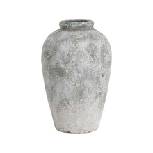 Load image into Gallery viewer, Aged Stone Tall Ceramic Vase