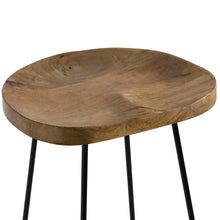 Load image into Gallery viewer, Franklin Hardwood Shaped Barstool