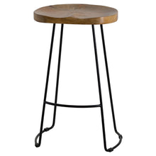 Load image into Gallery viewer, Franklin Hardwood Shaped Barstool