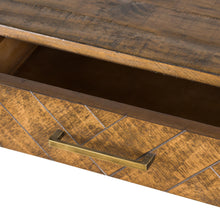 Load image into Gallery viewer, Havana Gold 2 Drawer Console Table