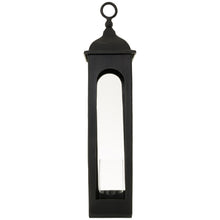 Load image into Gallery viewer, Farrah Collection Black Cast Tall Loop Top Lantern
