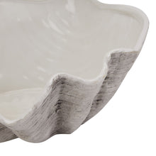 Load image into Gallery viewer, Large Ceramic Adele Shell Bowl