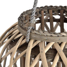 Load image into Gallery viewer, Extra Large Standing Rustic Wicker Lantern
