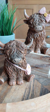 Load image into Gallery viewer, Highland Cow With A Pink Bow
