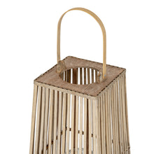 Load image into Gallery viewer, Large Silo Wicker Lantern With Glass Holder
