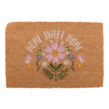 Load image into Gallery viewer, Natural Daisy Home Sweet Home Doormat
