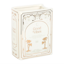 Load image into Gallery viewer, White Book Shaped Vase
