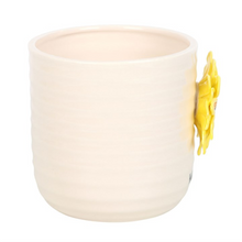 Load image into Gallery viewer, Hello Sunshine Plant Pot with 3D Sunflower
