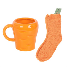 Load image into Gallery viewer, Carrot Shaped Mug and Socks Set
