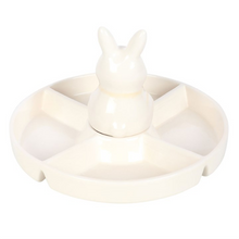 Load image into Gallery viewer, Bunny Chip &amp; Dip Snack Dish
