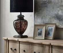 Load image into Gallery viewer, Black Dapple Perugia Lamp
