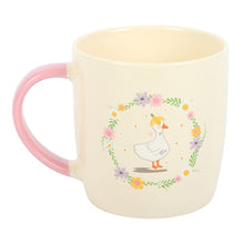 Load image into Gallery viewer, Floral Duck Mug
