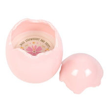 Load image into Gallery viewer, Wild Strawberry &amp; Poppy Egg Shaped Candle
