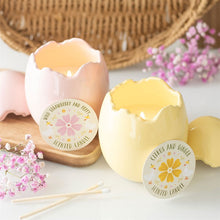 Load image into Gallery viewer, Wild Strawberry &amp; Poppy Egg Shaped Candle
