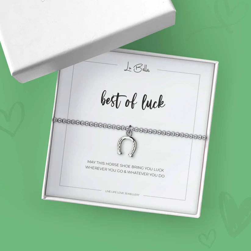 'Best Of Luck' Sentiments Friendship Bracelet