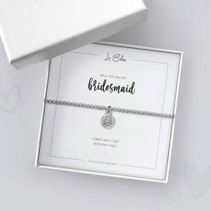 'Will You Be My Bridesmaid' Sentiments Friendship Bracelet