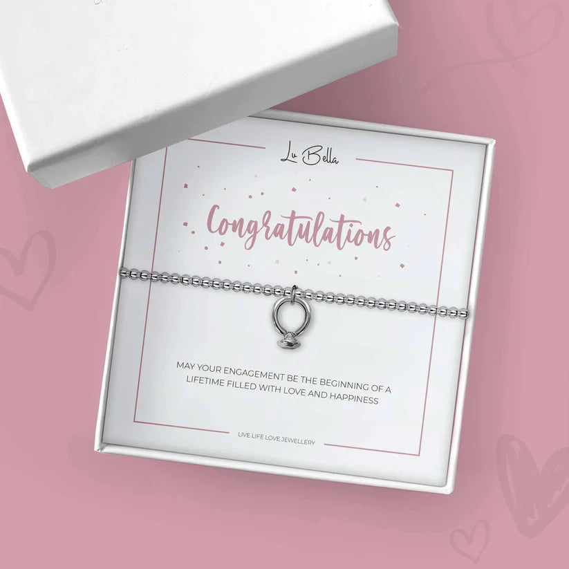 'Congratulations' Sentiments Friendship Bracelet
