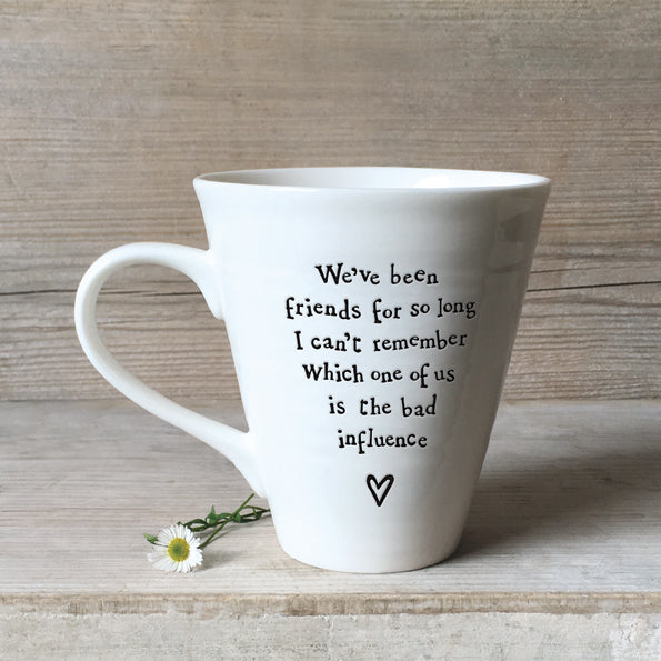 Porcelain mug-Bad influence