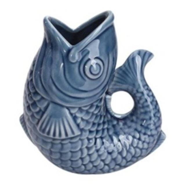 Small Porcelain Fish Vase/Jug