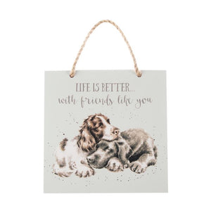 'Life Is Better With Friends Like You' Wooden Plaque