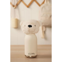 Load image into Gallery viewer, Lola The Plush Teddy White Stainless Steel Water Bottle 23cm / 450ml

