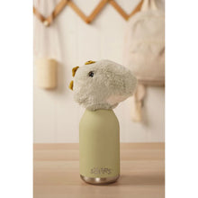 Load image into Gallery viewer, Tommy The Plush T-Rex Green Stainless Steel Water Bottle 23cm / 450ml
