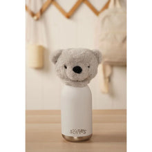 Load image into Gallery viewer, Ste The Plush Teddy Grey Stainless Steel Water Bottle 23cm / 450ml
