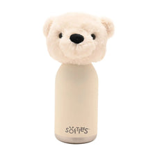 Load image into Gallery viewer, Lola The Plush Teddy White Stainless Steel Water Bottle 23cm / 450ml
