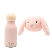 Load image into Gallery viewer, Katie The Plush Bunny Pink Stainless Steel Water Bottle 23cm / 450ml
