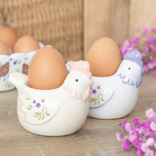 Load image into Gallery viewer, Set of 2 Hen Shaped Egg Cups
