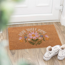 Load image into Gallery viewer, Natural Daisy Home Sweet Home Doormat
