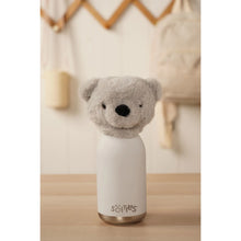 Load image into Gallery viewer, Ste The Plush Teddy Grey Stainless Steel Water Bottle 23cm / 450ml
