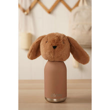 Load image into Gallery viewer, Cookie The Plush Bunny Dark Brown Stainless Steel Water Bottle 23cm / 450ml
