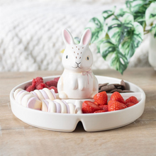 Load image into Gallery viewer, Bunny Chip &amp; Dip Snack Dish

