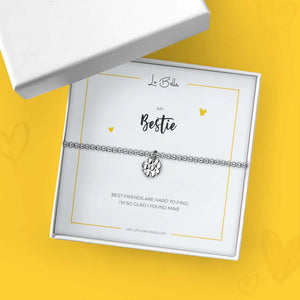 'My Bestie' Sentiments Friendship Bracelet