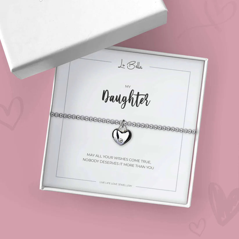 'My Daughter' Sentiments Friendship Bracelet